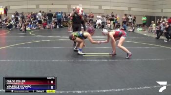 100 lbs Round 3 (4 Team) - Chloe Zeller, Untouchables vs Ysabelle Ocampo, Beast Mode WA Pink