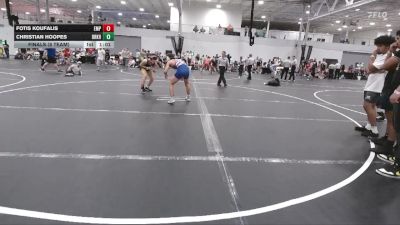 126 lbs Finals (8 Team) - Fotis Koufalis, Empire vs Christian Hoopes, Team Darkhorse