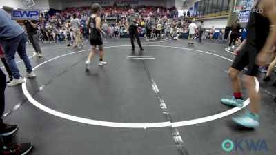 80 lbs Quarterfinal - Elijah Tubbs, Tecumseh Youth Wrestling vs Ret Foster, D3 Wrestling Cluib