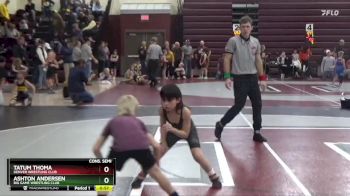 PW-9 lbs Cons. Semi - Tatum Thoma, Denver Wrestling Club vs Ashton Andersen, Big Game Wrestling Club