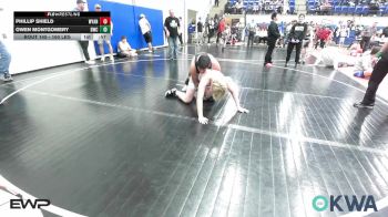 160 lbs Consolation - Phillip Shield, Wyandotte Youth Wrestling vs Owen Montgomery, Berryhill Wrestling Club