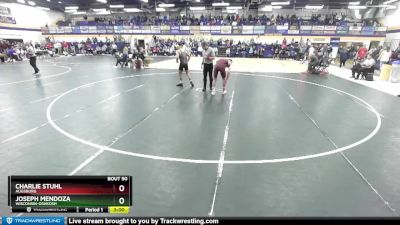 149 lbs Champ. Round 2 - Joseph Mendoza, Wisconsin-Oshkosh vs Charlie Stuhl, Augsburg