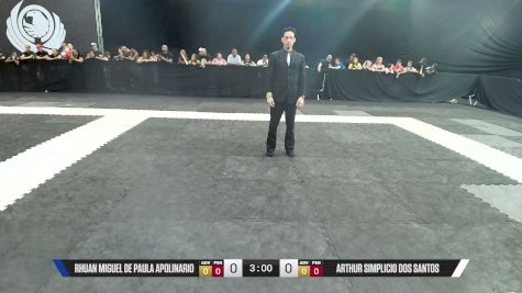 RHUAN MIGUEL DE PAULA APOLINARIO vs ARTHUR SIMPLICIO DOS SANTOS 2026 CBJJE Brazilian Jiu-Jitsu Championship