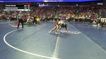 1A-150 lbs Cons. Round 5 - Preston Hunter, Beckman Catholic vs Aydan Groom, North Mahaska