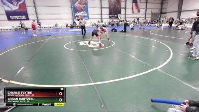 110 lbs Rd# 10- 4:00pm Saturday Final Pool - Logan Hartzell, SouthWest Elite vs Charlie Flythe, NCWAY National Team