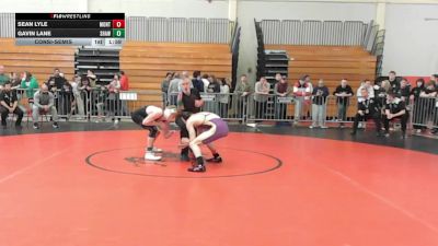 132 lbs Consolation - Sean Lyle, Montachusett vs Gavin Lane, Shawsheen