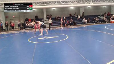 285 lbs 3rd Place Match - Thatcher Whiting, Kearney Matcats vs Jaden Rodriguez, HAWK