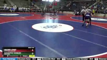 165 lbs Quarterfinal - Samantha Vasquez, Van Buren vs Archer Jones, Springdale Har-Ber