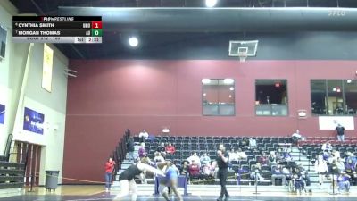 180 lbs Cons. Round 3 - Morgan Thomas, Allen vs Cynthia Smith, Mount Olive