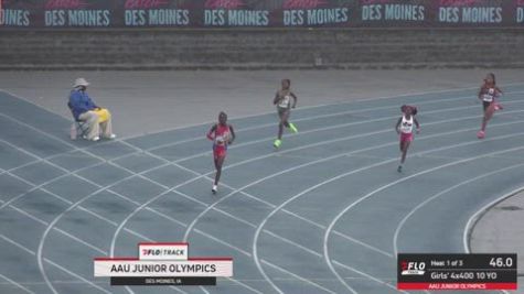 2026 AAU Junior Olympic Games - Youth Girls' 4x400m Relay, Finals 1 - Age 9-10