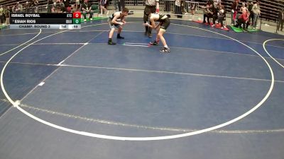 111 lbs Cons. Semis - Israel Roybal, Aniciete Training Club vs Esiah Rios, Idaho Gold