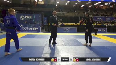 Andrea Verdemare vs Andrew R Champlin 2026 Pan Jiu Jitsu IBJJF Championship