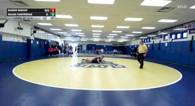 193 lbs Consi Of 16 #1 - Raiden Bishop, Buchanan vs Julian Contreras, St. Peter`s Prep (NJ)