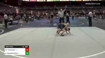 62 lbs Semifinal - West Thompson, Nevada Elite vs Ryan Manderscheid, All-Phase