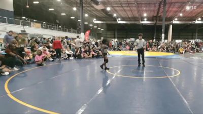 70 lbs Semis (4 Team) - Wyatt Yeager, 84 ATHLETES vs Amen Hosch, DARKHORSE