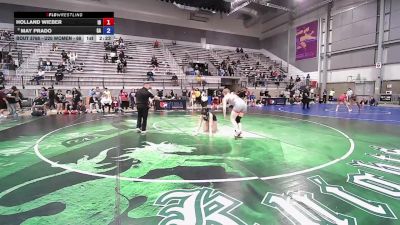 U20 Women - 68 lbs Cons. Round 5 - Holland Wieber, ID vs May Prado, GA