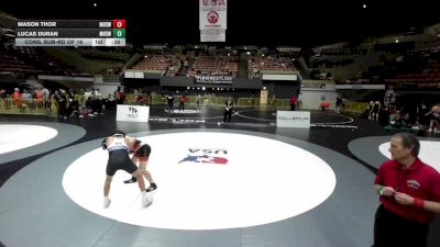 126 lbs Cons. Sub-rd Of 16 - Mason Thor, Merced High School Wrestling vs Lucas Duran, Madera High School Wrestling