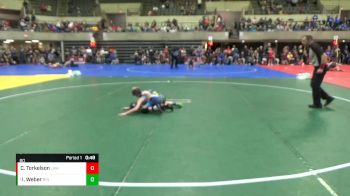 60 lbs Quarterfinal - Ian Weber, Ringers vs Carson Torkelson, LAW