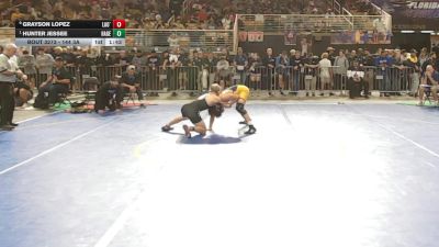 144 3A Quarterfinal - Hunter Jessee, Hagerty vs Grayson Lopez, Land O`Lakes