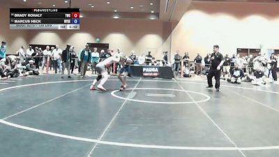 138 lbs Cons. Rd Of 16 - Brady Rohaly, Tiger Wrestling Club vs Marcus Heck, Wyoming Seminary