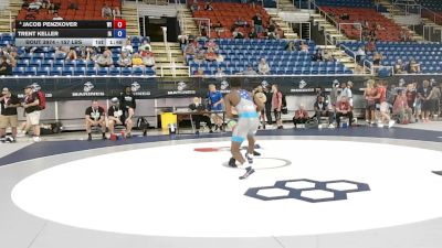 157 lbs Cons. Rd Of 64 - Jacob Penzkover, Wisconsin vs Trent Keller, Iowa