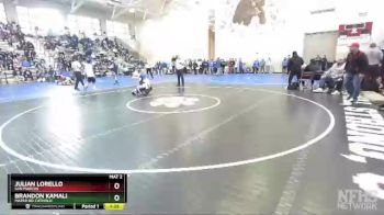 134 Boys Champ. Round 1 - Julian Lorello, San Marcos vs Brandon Kamali, Mater Dei Catholic