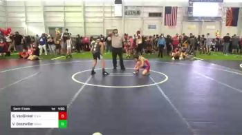 77 lbs Semifinal - Shane VanGinkel, Team So-Cal vs Vincent Gosswiller, Granite WC