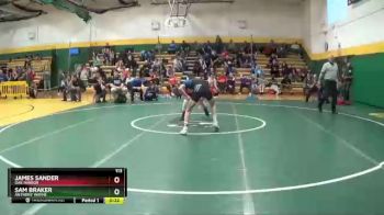 113 lbs Cons. Round 3 - Sam Braker, ANTHONY WAYNE vs James Sander, OAK HARBOR