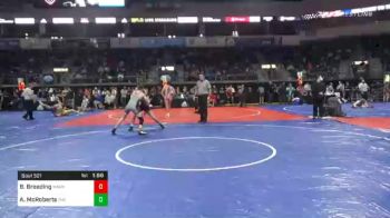 128 lbs Consolation - Benjamin Breeding, Marksmen Wrestling Club vs Ayden McRoberts, The Arena Wrestling Academy