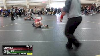 75/80 Semifinal - Romeo Moten, Ohio Heros vs Logan Raef, Mary Frank/harris Elementary Sch