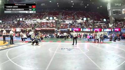 AA - 215 lbs Semifinal - Conor Leduc, Flathead (Kalispell) vs Colby Reichenbach, Billings West