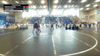 285 Blue Quarterfinal - Rocco Paolina, Fletcher Senior vs Wyatt Tapia, Wellington Community Hs