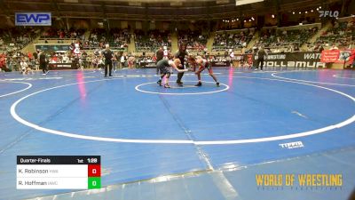 90 lbs Quarterfinal - King Robinson, HURRICANE WRESTLING ACADEMY vs Ryder Hoffman, Immortal Athletics WC