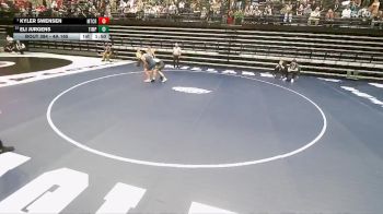 4A 165 lbs 3rd Place Match - Kyler Swensen, Mountain Crest vs Eli Jurgens, Timpanogos