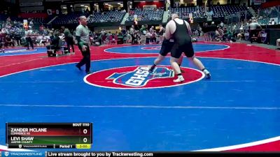 1A-285 lbs Quarterfinal - Levi Shaw, Jasper County vs Zander McLane, Commerce Hs