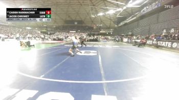 Boys 1A 150 lbs Champ. Round 2 - Jacob Chromey, La Center vs Caiden Rademacher, Elma