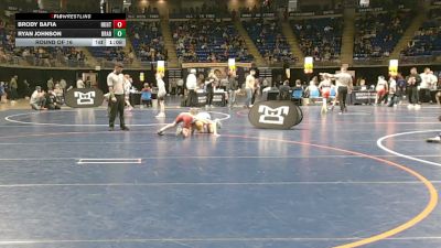 80 lbs Round Of 16 - Brody Bafia, Huntingdon vs Ryan Johnson, Bradford
