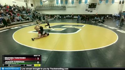 150 lbs Round 4 (10 Team) - Brayden Torstenbo, Rawlins vs Jackson Eversman, Thompson Valley