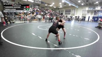 110 lbs Cons. Round 4 - Kassandra Martinez, Ontario vs Monica Luvian, Rubidoux
