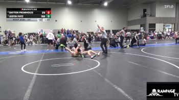 157 lbs Cons. Round 2 - Dayton Fromholtz, St. Francis WC vs Justin Patz, Lawrence Elite