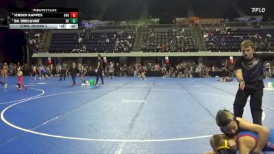 65 lbs Cons. Round 3 - Jensen Kappes, Bison Wrestling Club vs Bo Brecount, Moyer Elite