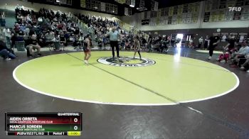 63 lbs Quarterfinal - Aiden Orbeta, Socal Grappling Wrestling Club vs Marcus Sorden, Fallbrook Wrestling Club
