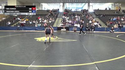 103 lbs 1st Place Match - Heather Crull, McKendree University vs Mia Zuniga, Colorado Mesa University