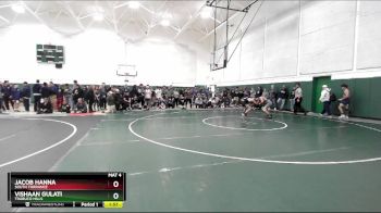 150 lbs Champ. Round 1 - Vishaan Gulati, Trabuco Hills vs Jacob Hanna, South Torrance