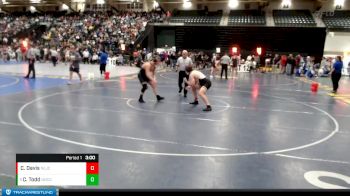 184 lbs Champ. Round 1 - Cody Todd, Northwest College vs Connor Davis, Northeastern Junior College