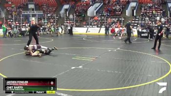 69 lbs Cons. Round 4 - Chet Barto, U.P. Elite Wrestling vs Jayden Fowler, Eaton Rapids Youth WC