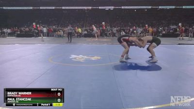 D3-190 lbs Quarterfinal - Paul Stanczak, Armada HS vs Brady Warner, Napoleon HS