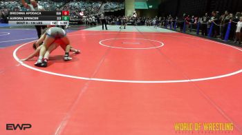 135 lbs Round Of 16 - Breonna Apodaca, Idaho Gold vs Aurora Spencer, Steel City Reloaded