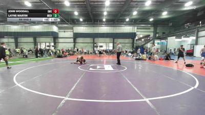 116 lbs Rr Rnd 8 - John Woodall, DoughBoy WC - BHS vs Layne Martin, Michigan Premier Blue - BHS