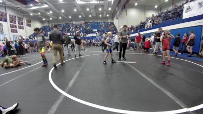 70 lbs Round Of 16 - Jackson Easley, Choctaw Ironman Youth Wrestling vs Decklan Kelman, Plainview Youth Wrestling Club